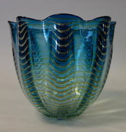 Dale Chihuly (b-1941, WA) Persian Glass Basket