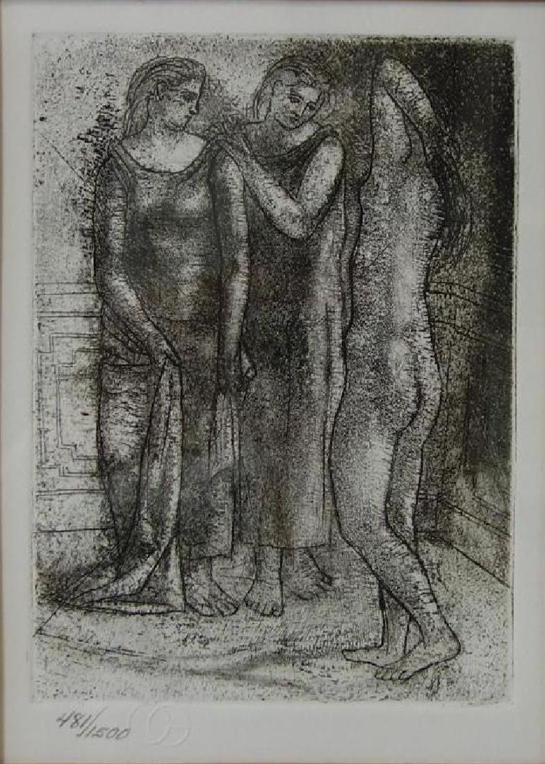 Pablo Picasso (1881-1973) Etching The Three Graces (1 of 5)