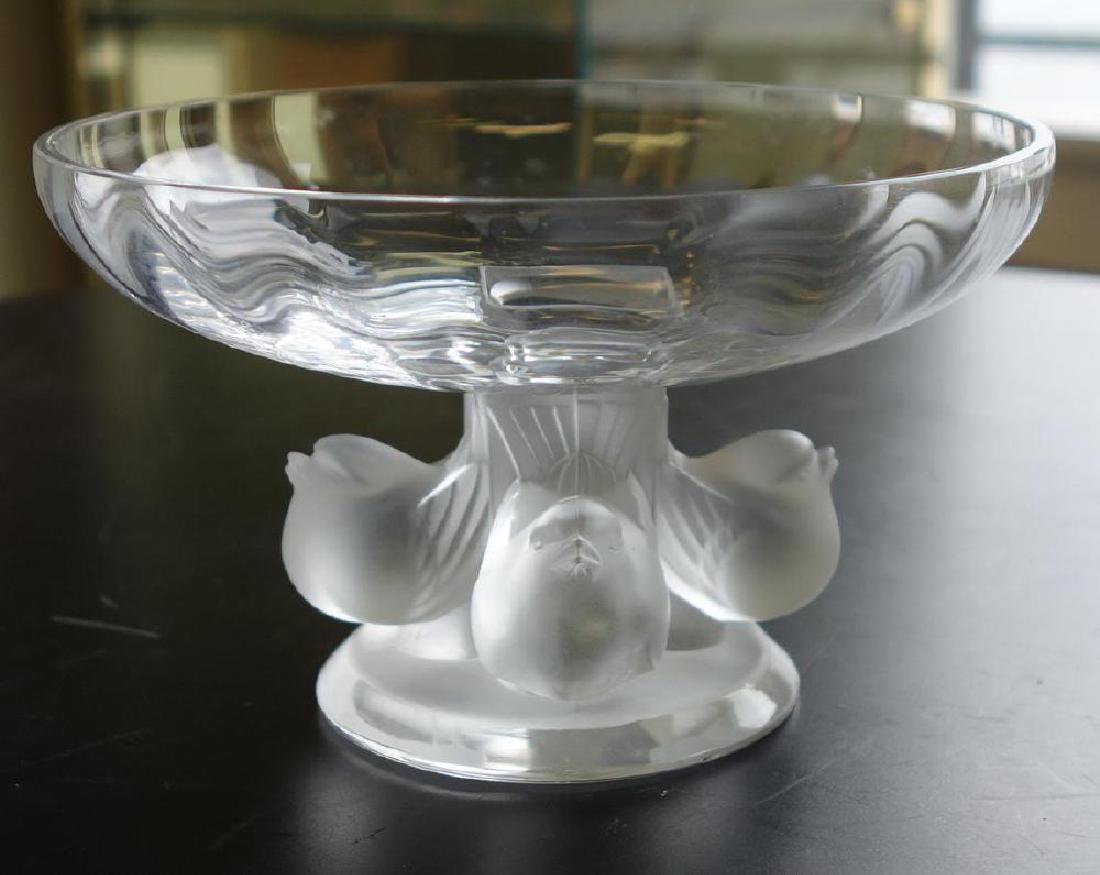 Lalique Crystal Nogent Birds Compote (1 of 2)