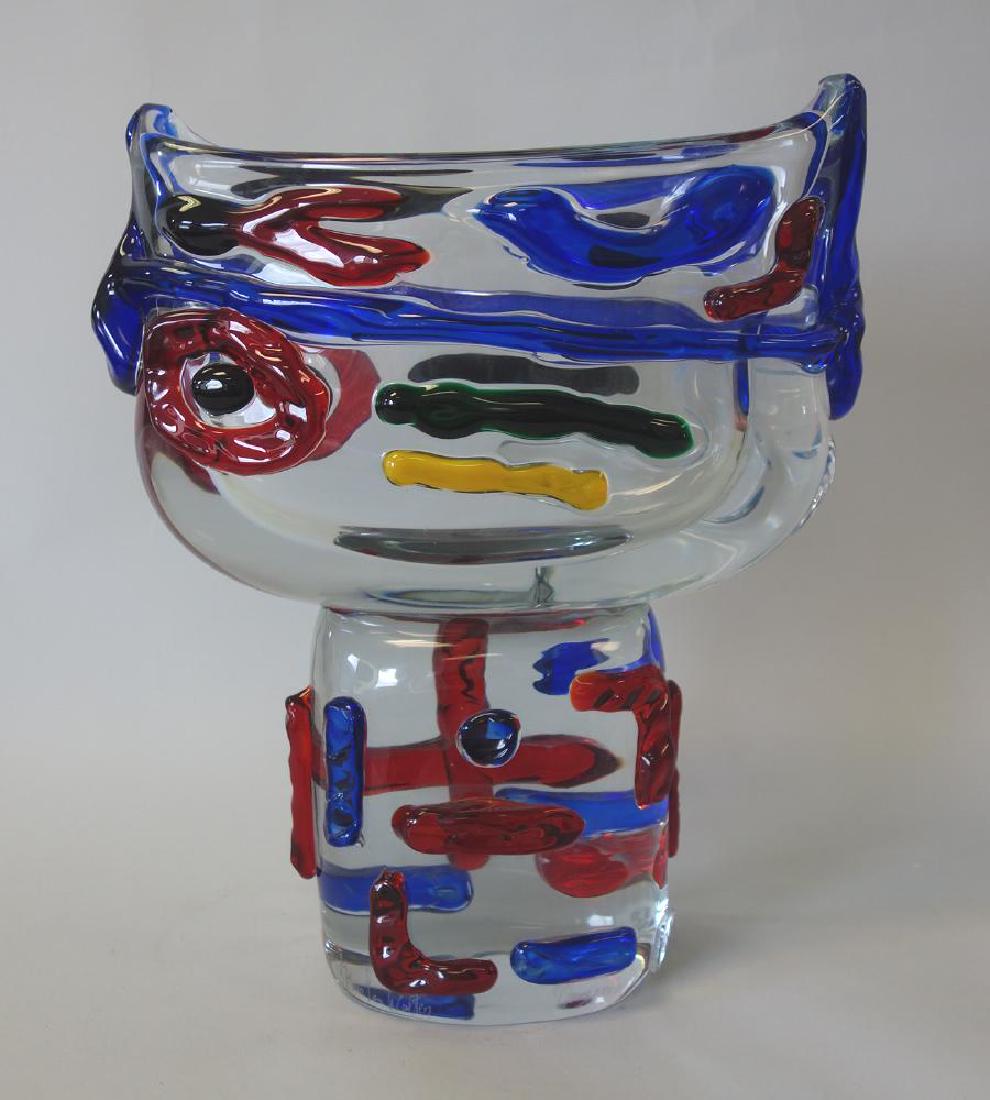 Walter Furlan Glass Vessel, Omaggio A Miro (1 of 5)