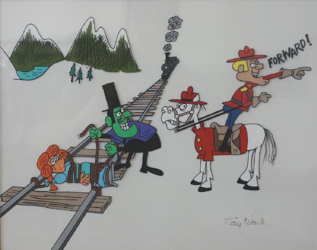 Jay Ward Dudley Do Right Animation Scene Cell Jun 27 2019 Klein James Seattle Auction Gallery In Wa