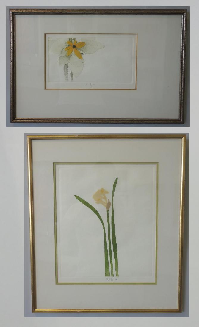 Walter Cleveland (American 20thc) 2 Etchings (1 of 3)