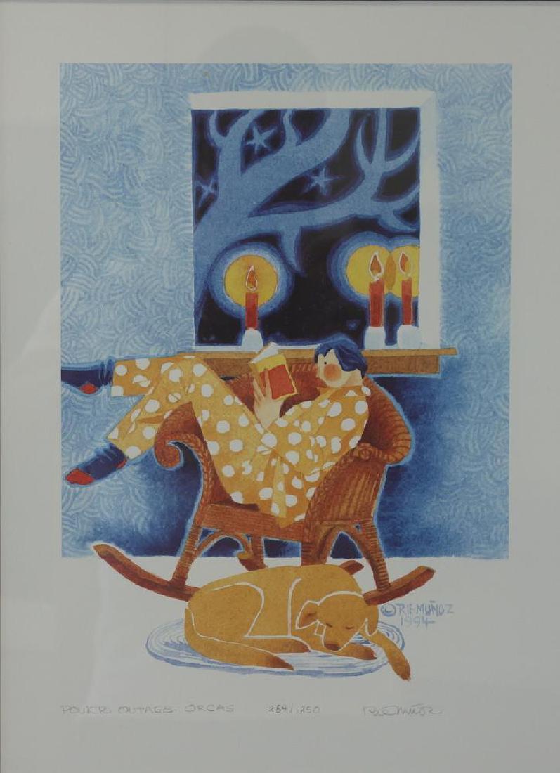 Rie Munoz (b-1921) Power Outage - Orcas (1 of 2)