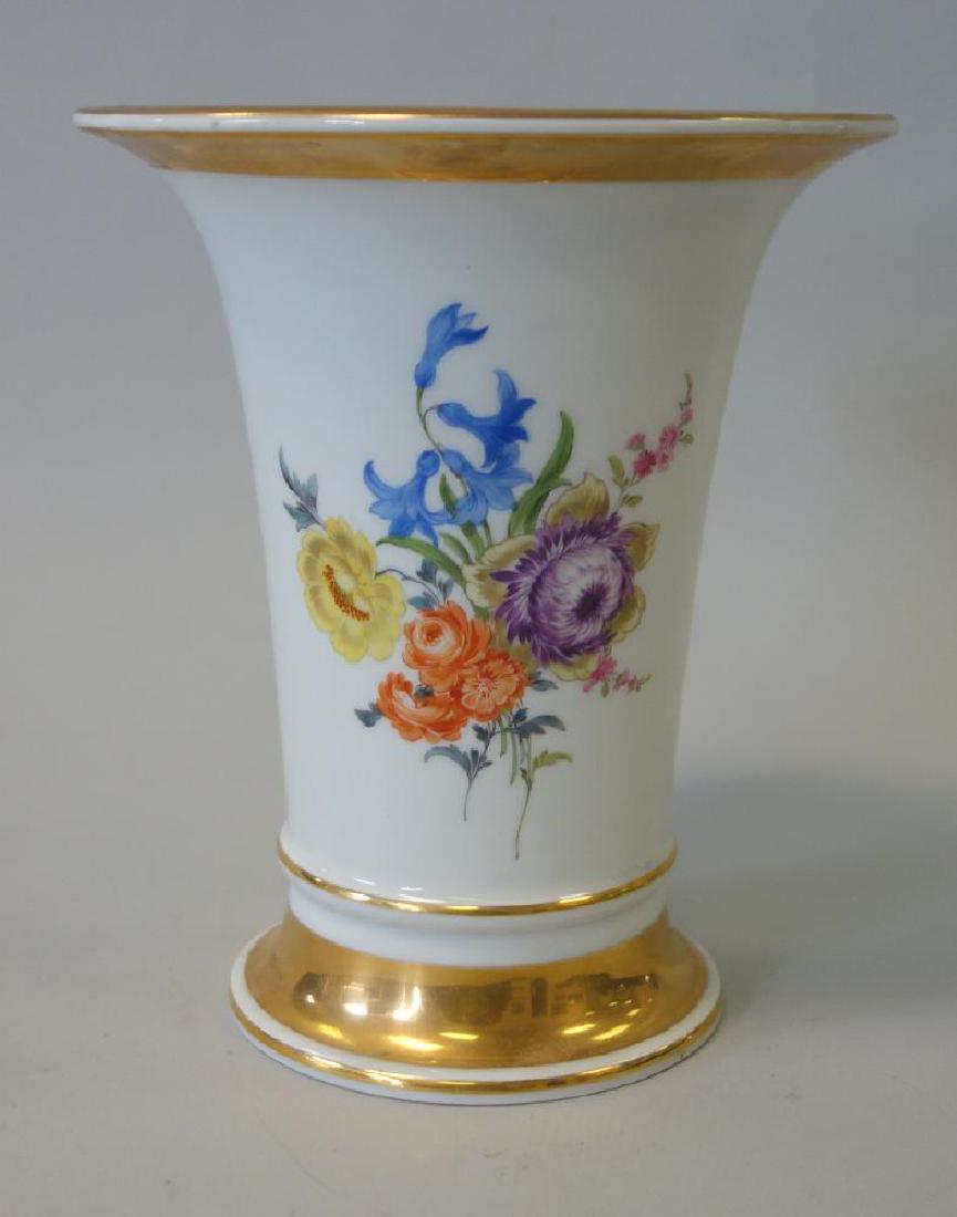 Meissen Porcelain Vase Floral Motif Jun 27 2019 Klein James