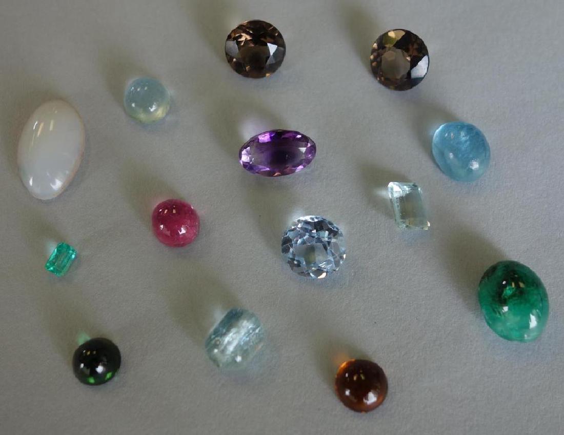 Loose Gemstones, Aquamarine, Emerald, Amethyst + (1 of 2)