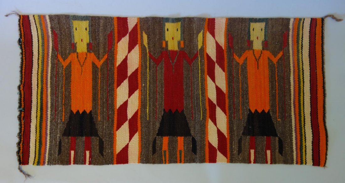 Navajo Yei Rug Weaving (1 of 1)