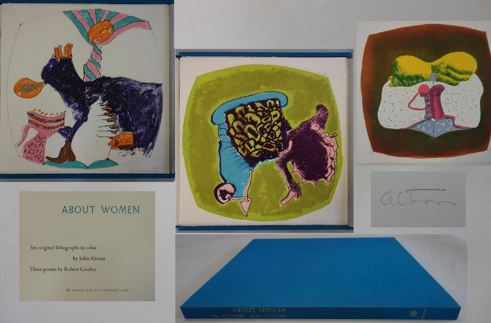 John Altoon, The About Women Portfolio, Complete (1 of 20)