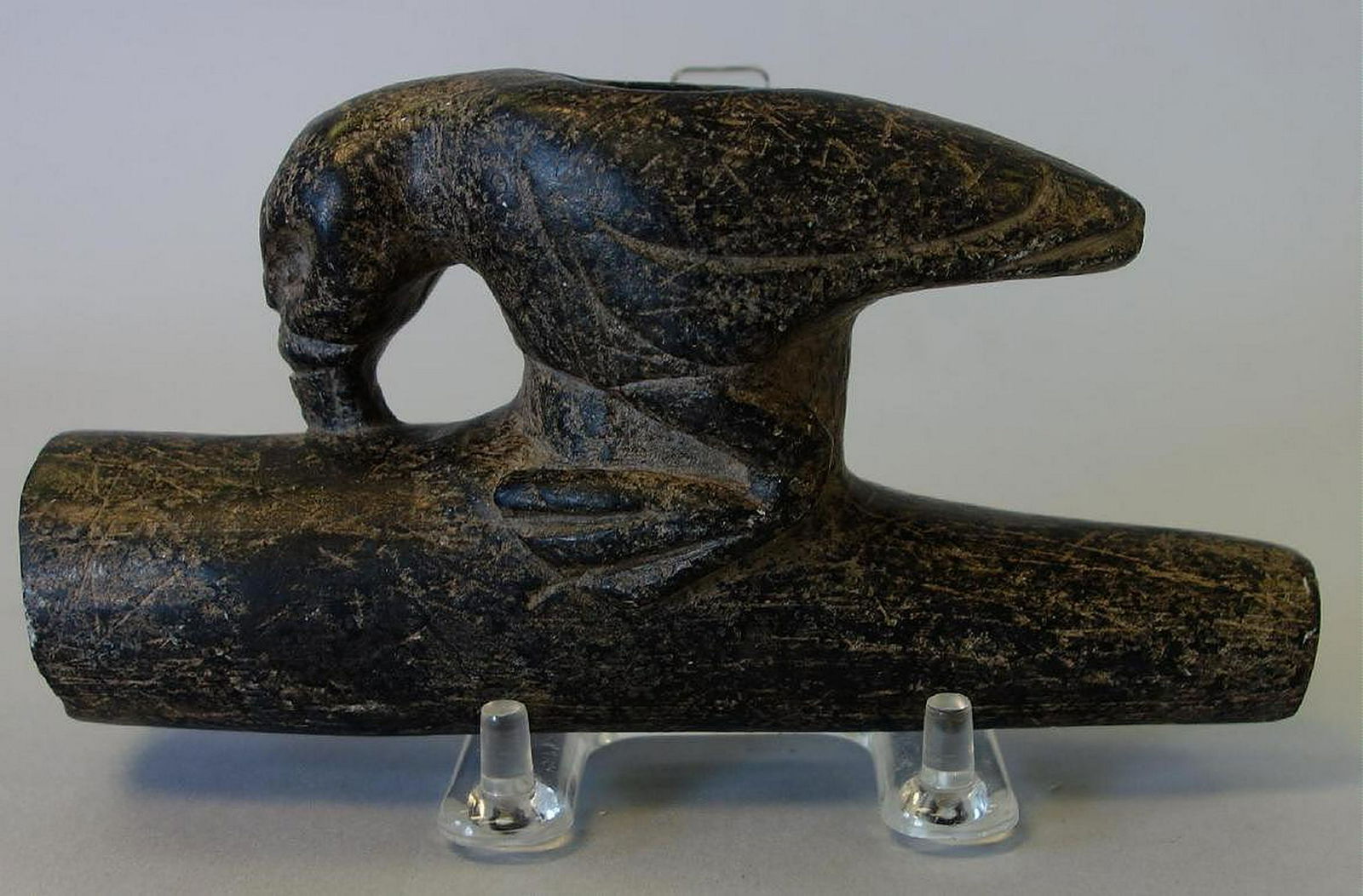 Native American Stone Effigy Pipe (1 of 6)