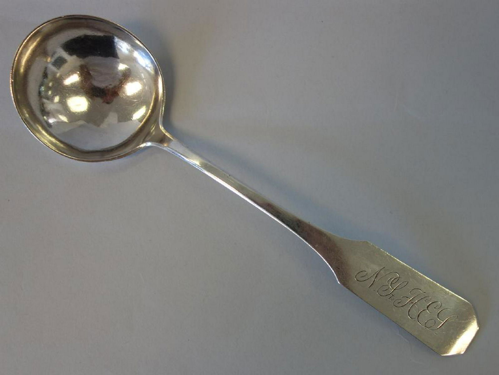 John Vogler Coin Silver Ladle Spoon North Carolina (1 of 4)