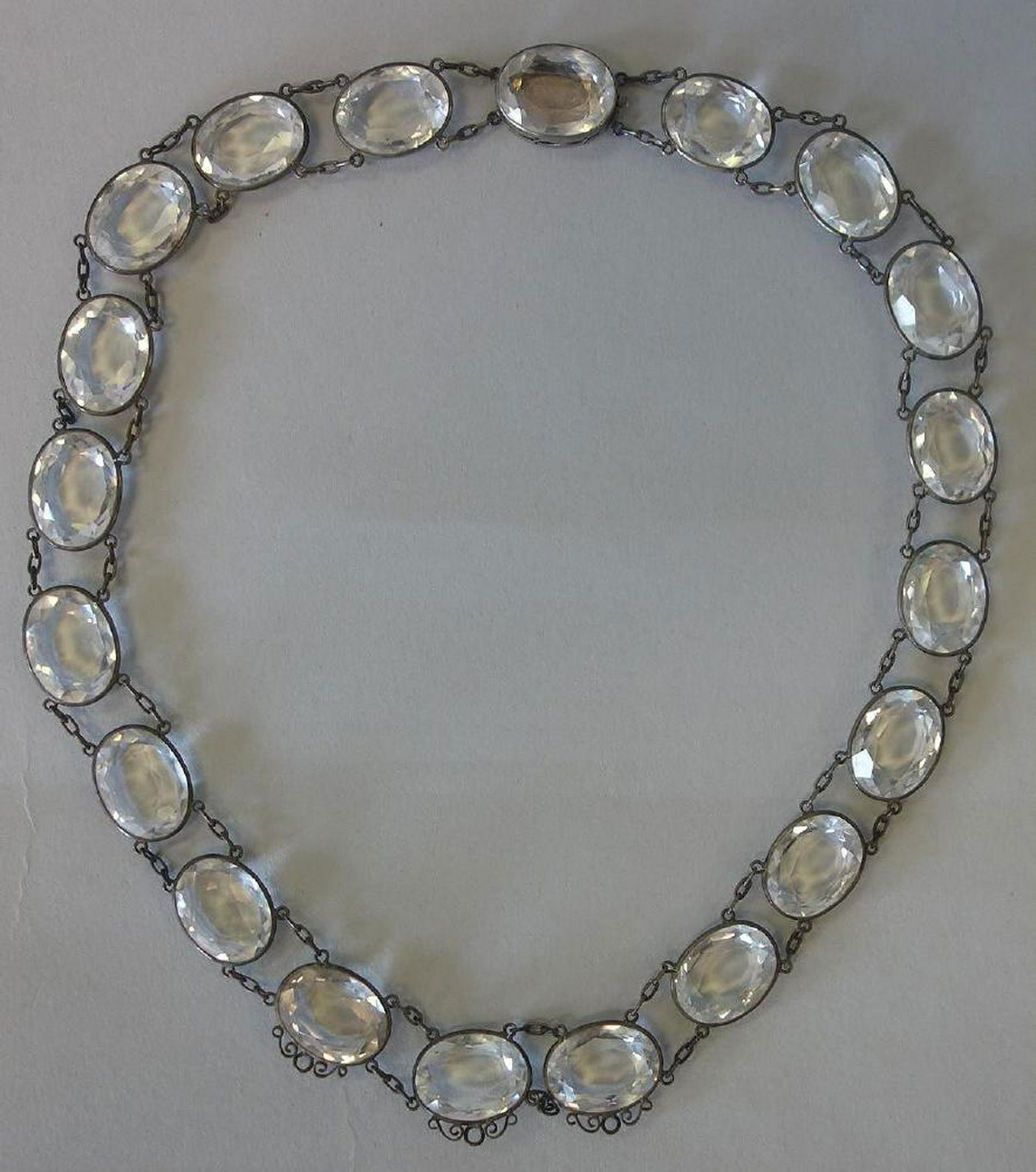 Vintage Faceted Crystal Necklace, c.1920s (1 of 1)