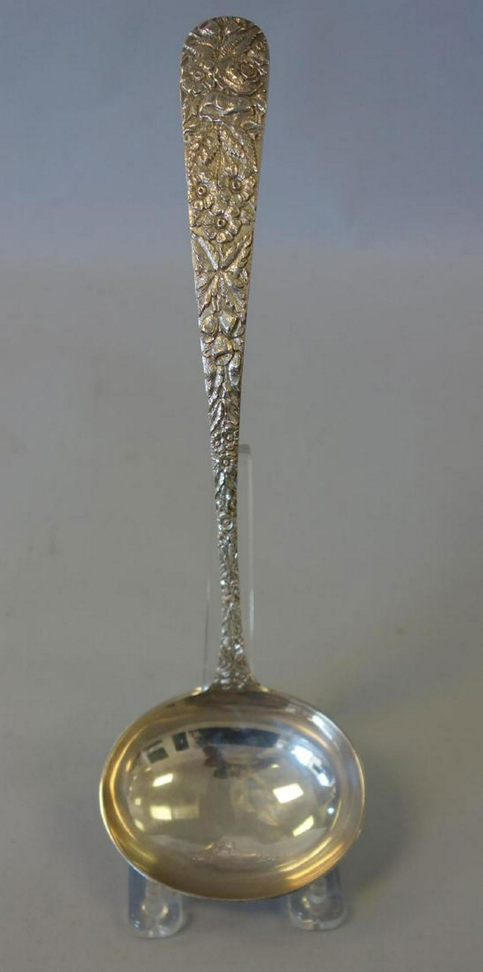 S Kirk & Son Sterling Repousse Soup Ladle (1 of 3)