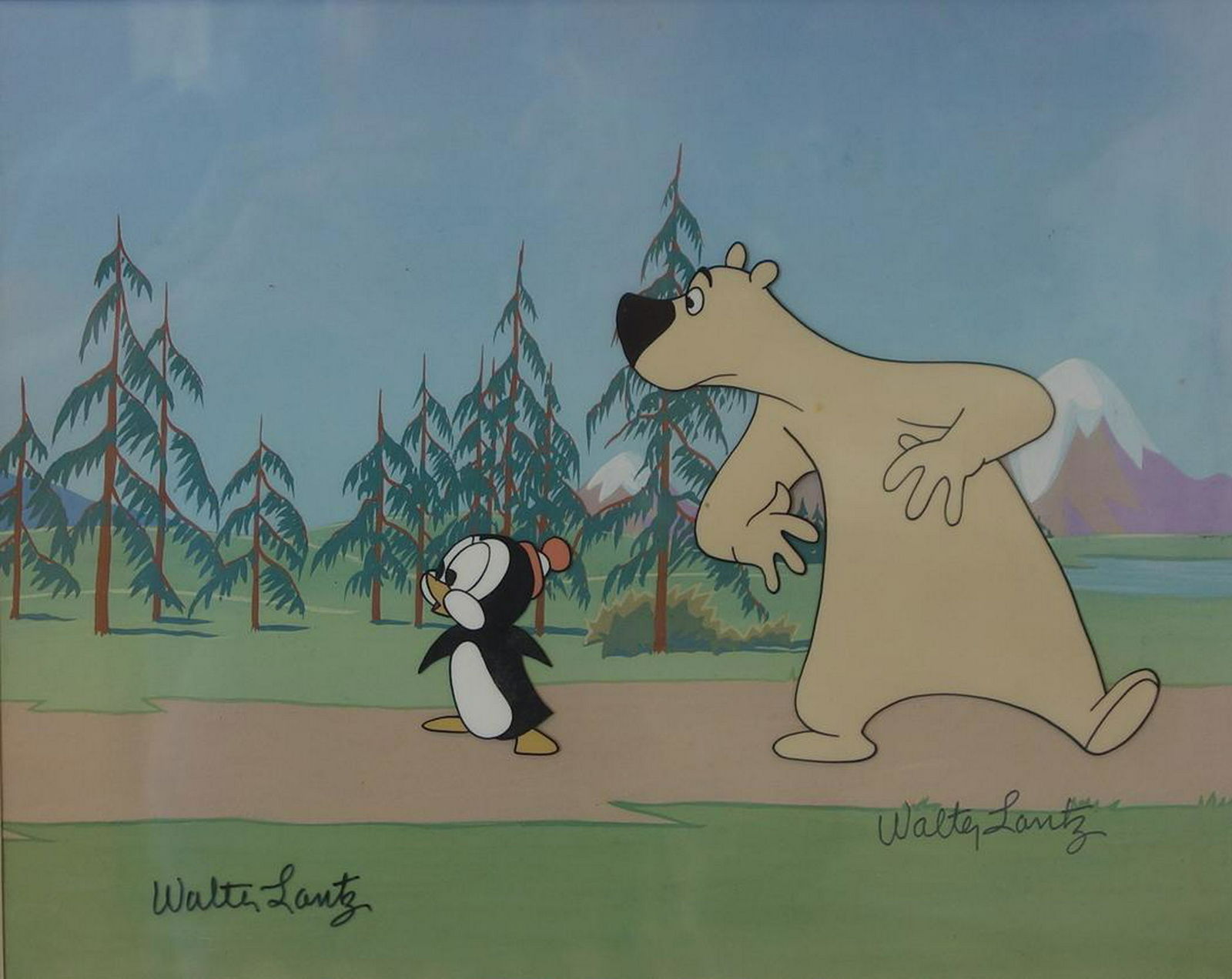 Walter Lantz Original Hand Painted Production Cell (1 of 3)