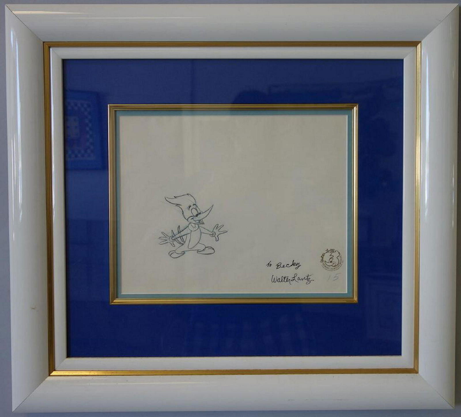 Walter Lantz, 1899-1994 Original Animation Drawing (1 of 3)