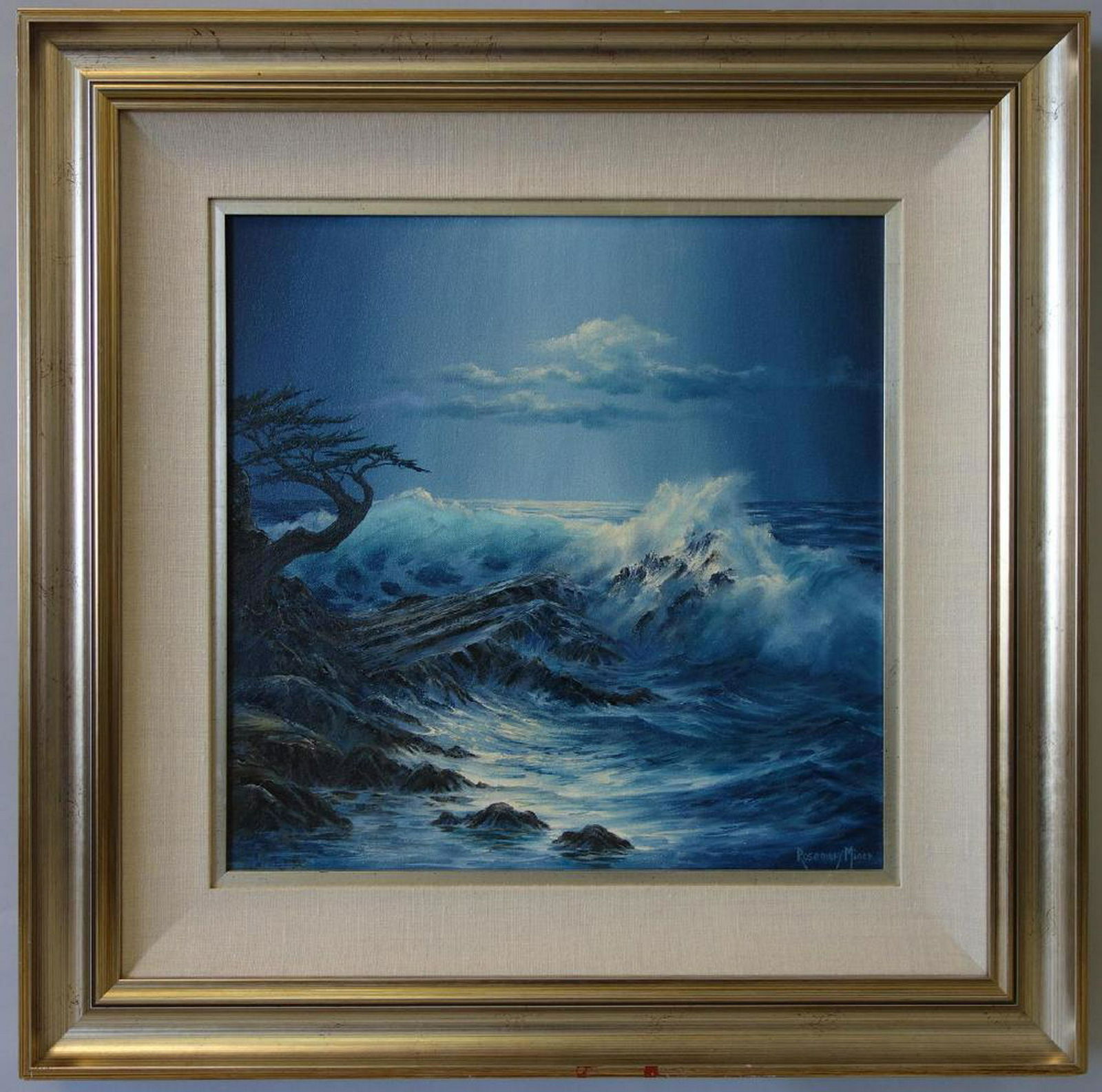 Rosemary Miner (20thc California) Dawn Moon (1 of 4)