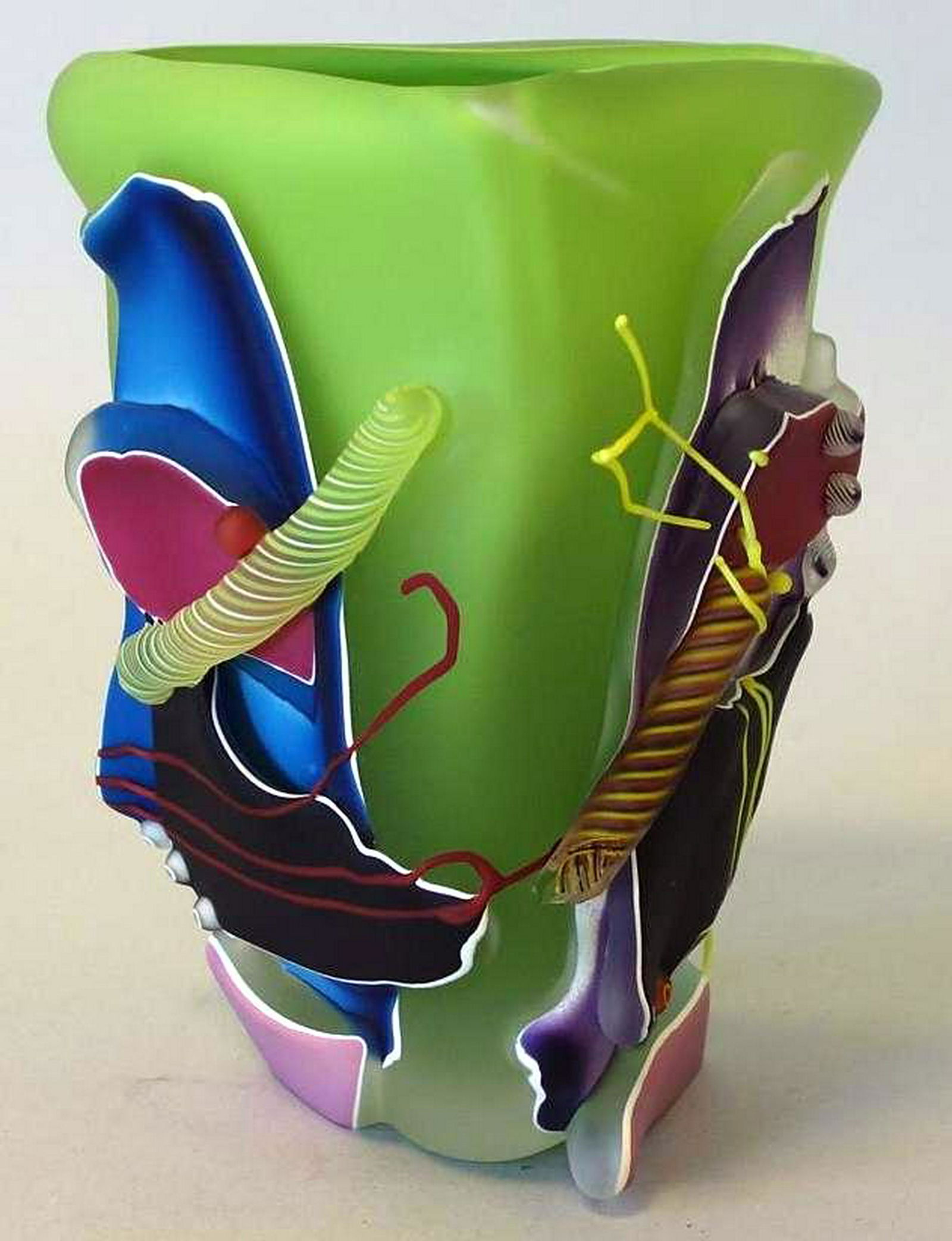 James R Wilbat Studio Art Glass Vase (1 of 4)