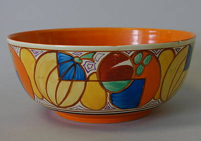 Clarice Cliff Pottery Bowl, Fantasque, Art Deco (1 of 5)