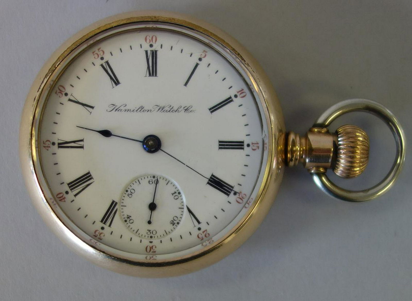 Hamilton Open Face Pocket Watch, 17 Jewels (1 of 2)