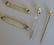 14K Gold Stick Pins & 14K Gold Safety Pins