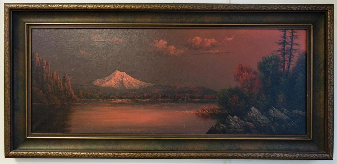Eliza Barchus (1857-1959) Mount Hood Afterglow (1 of 4)
