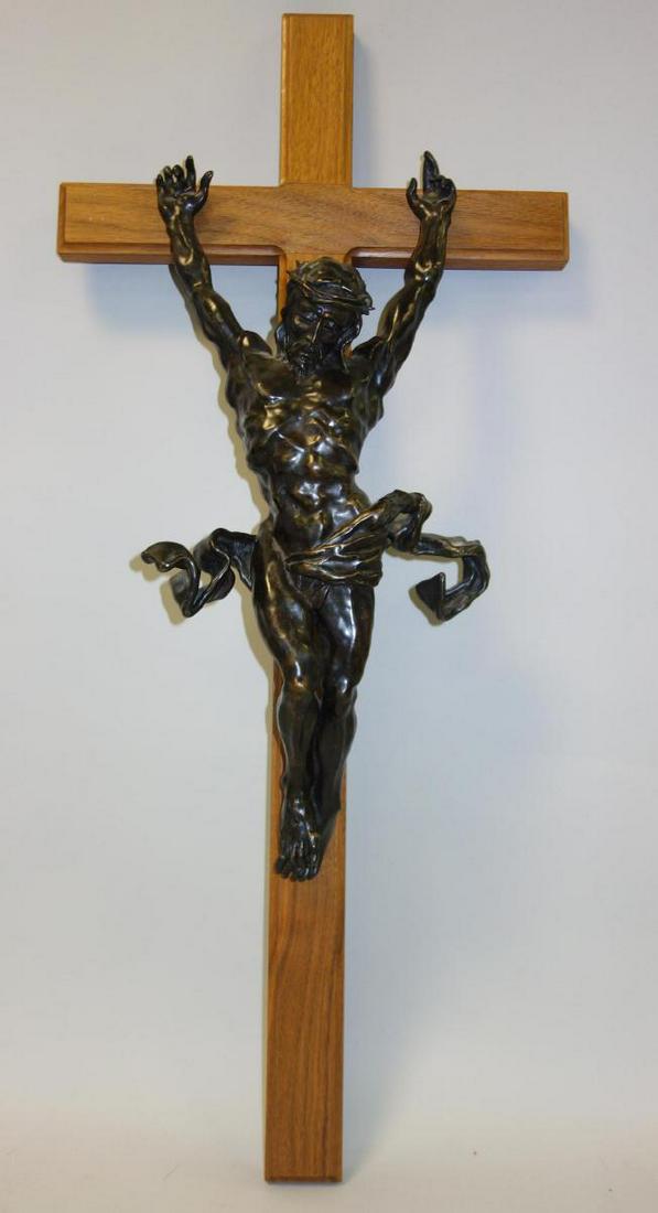 Vincent De Felice (20thc WA) Bronze, The Crucifix (1 of 5)