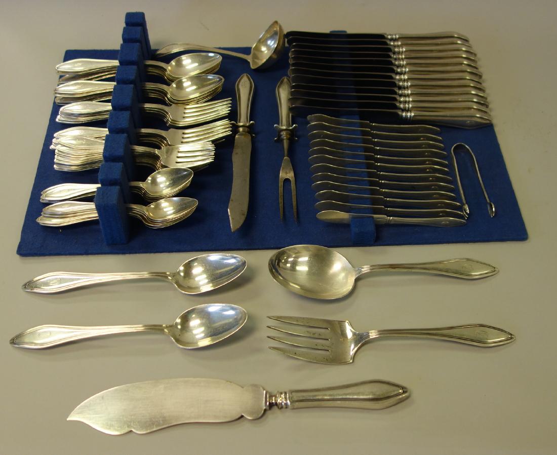 Towle Sterling Flatware for 12, Mary Chilton, 81Pc (1 of 4)