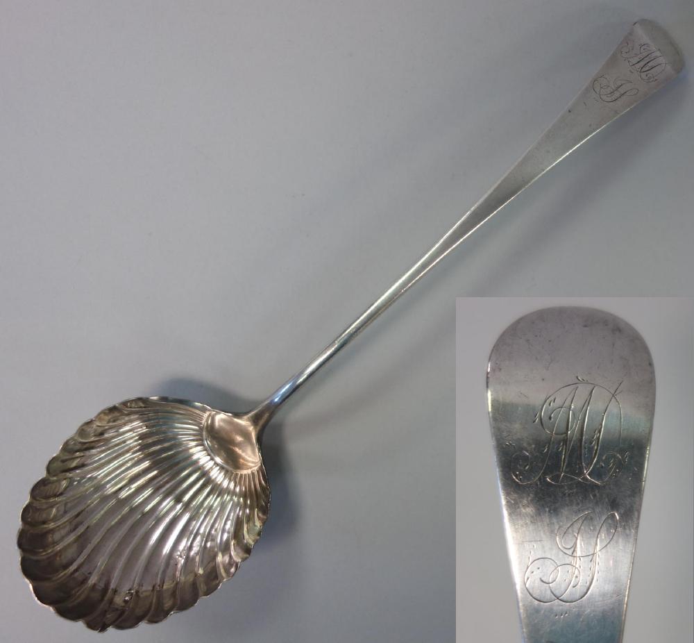 English Sterling Punch / Soup Ladle, London 1786 (1 of 4)
