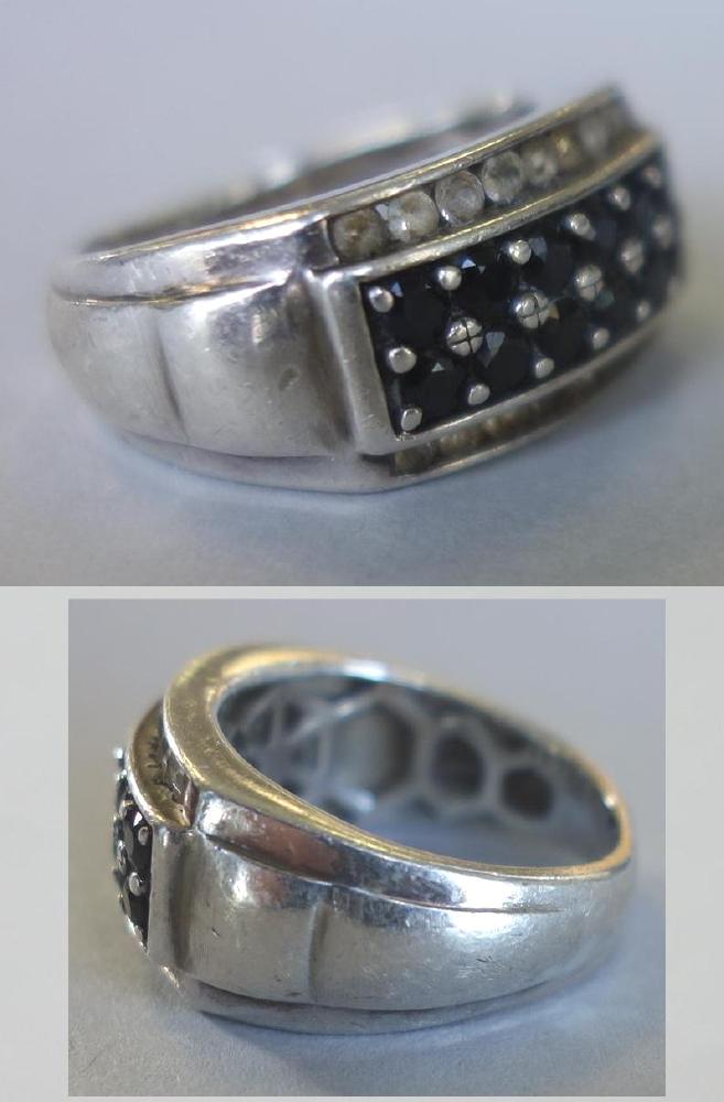 Sapphire & Diamond Ring, 9K White Gold (1 of 5)