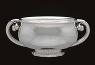 Georg Jensen Sterling Centerpiece Bowl, Cherry 501