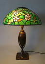 Tiffany Studios Favrile Glass & Bronze Table Lamp