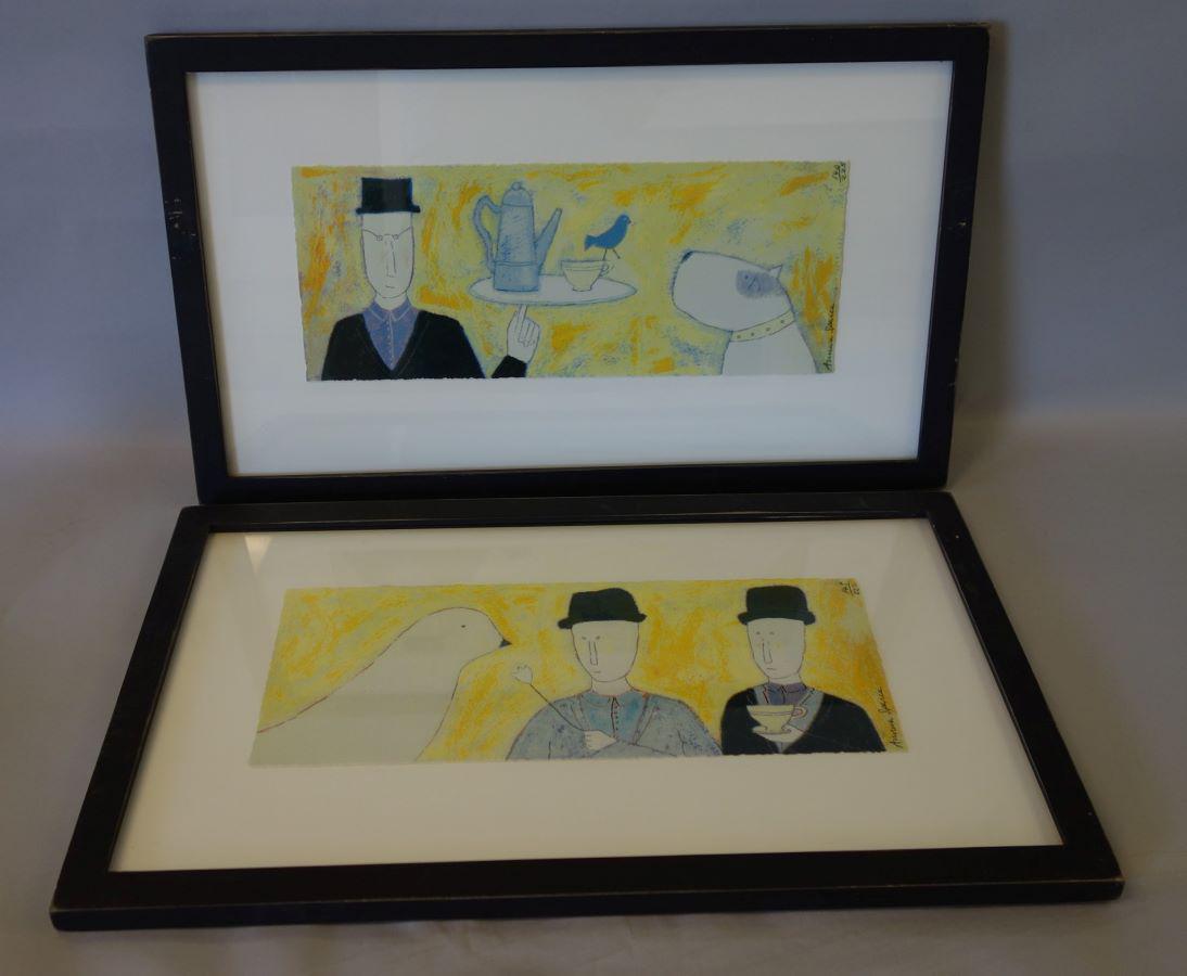 Annora Spence (b-1963 UK) Tea Time (1 of 3)