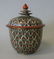 Thai Benjarong Porcelain Lidded Toh Jar