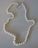 Single Strand Cultured Pearl & Diamond Necklace