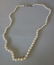 Single Strand Cultured Pearl & Diamond Necklace