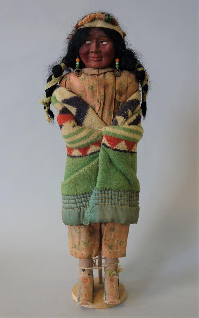 Skookum Indian Doll with Papoose, Bully Good (1 of 5)
