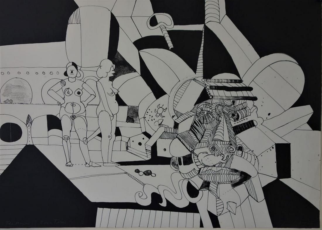 James Strombotne, The Maze, Bon A Tirer, Tamarind (1 of 3)