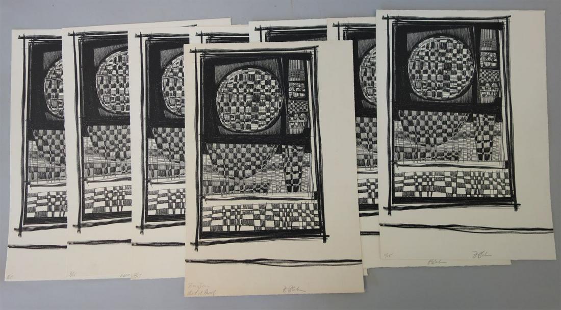 Bernard Bleha (1939-2018) Checkerboard Square (1 of 5)