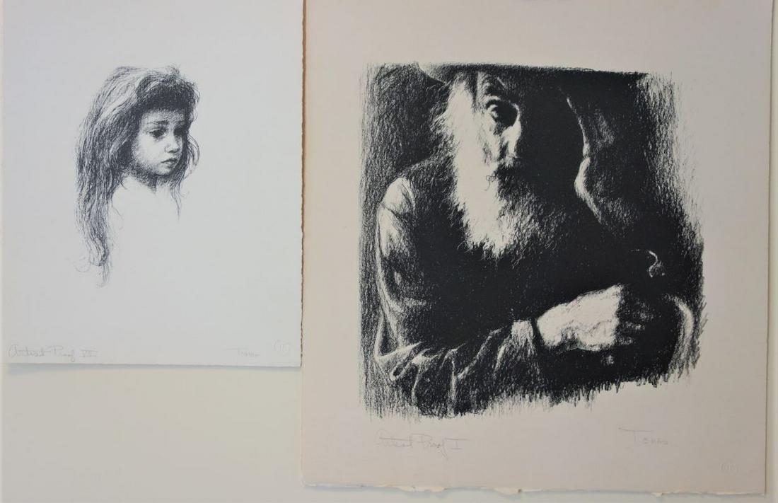 Jennie Tomao (1934-2011) 2 Lithographs, Gemini GEL (1 of 3)