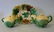 Griffin Hill Smith Majolica Dish, Teapot & Sugar