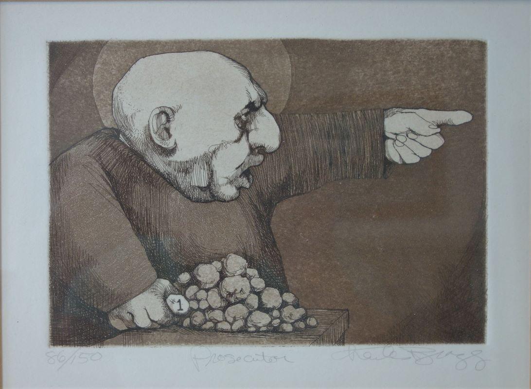 Charles Bragg (1931-2017) The Prosecutor (1 of 2)