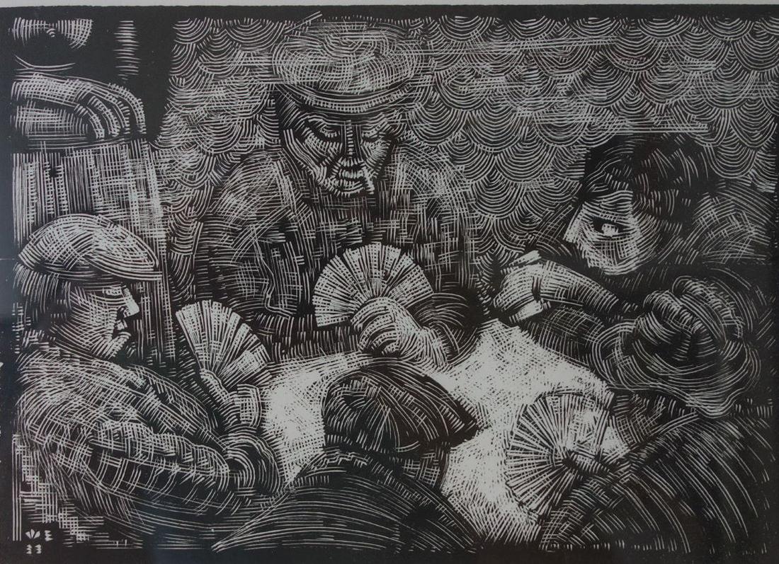 After Wharton Esherick (1887-1970) The Bid (1 of 3)