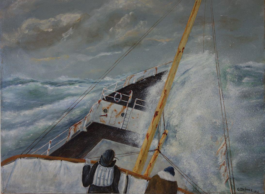 G. Delaney (20thc) Heading Into the Squall (1 of 3)