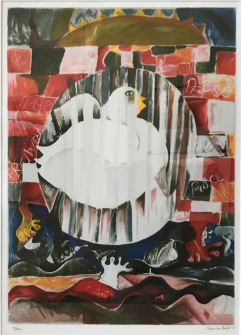 Alexandra Nechita (b-1985) Earth is a Planet With (1 of 5)