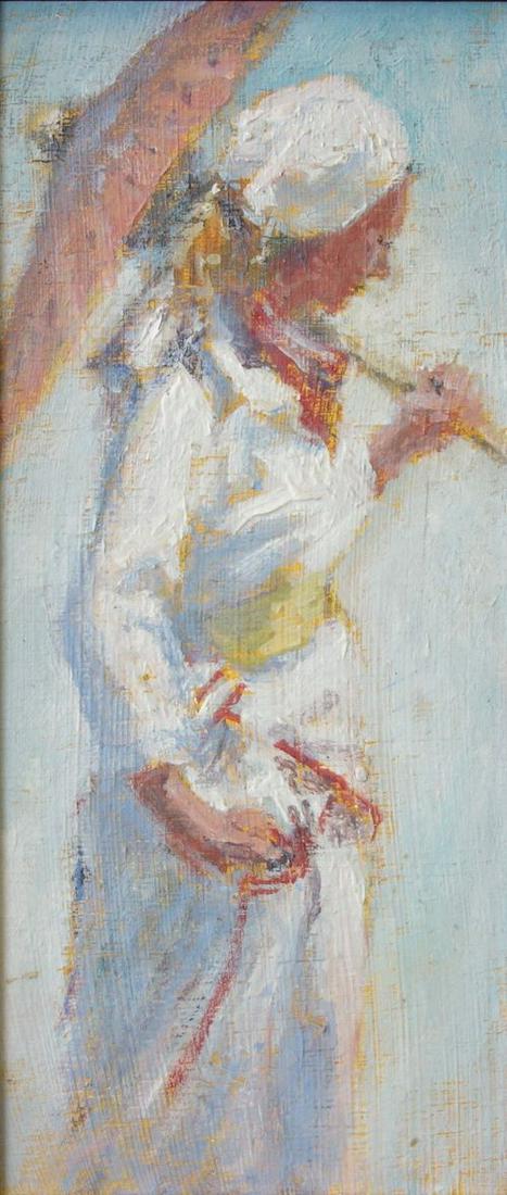 Ed Musante (b-1942) Woman With Umbrella, 1996 (1 of 3)