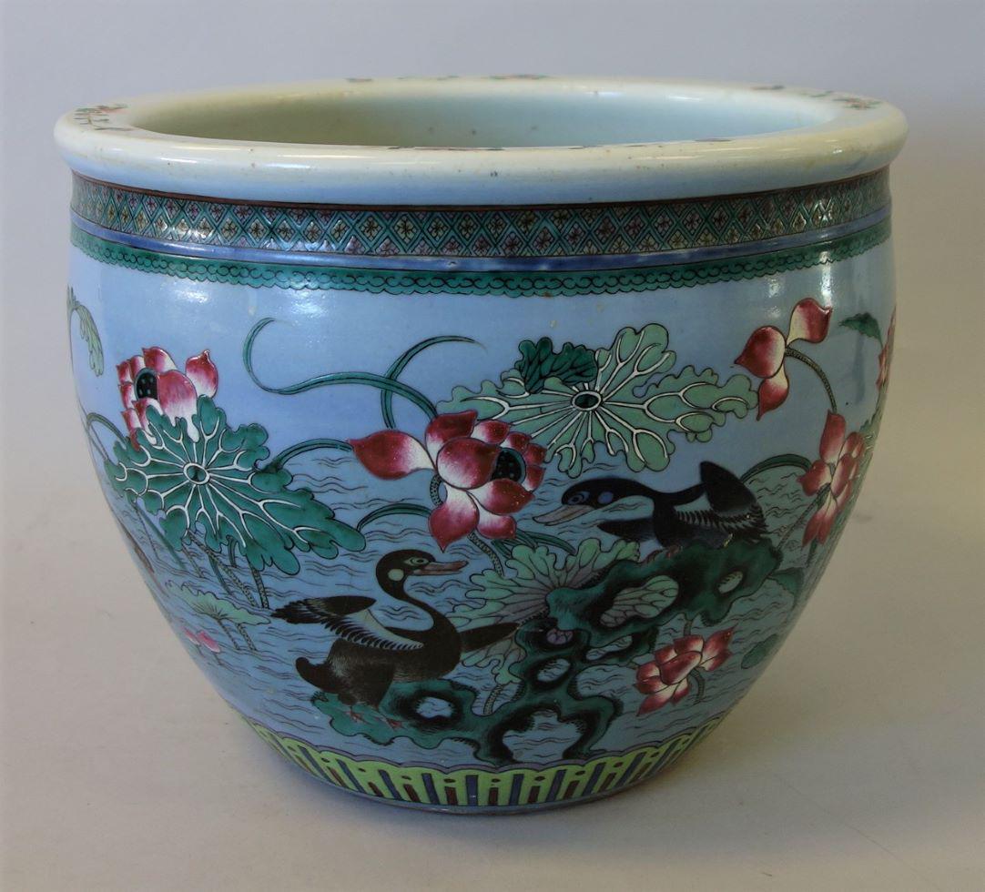 Chinese Porcelain Jardiniere / Planter (1 of 3)