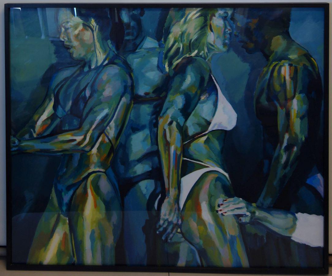 Randy Hayes (b-1944) Body Builders, c.1986 (1 of 2)