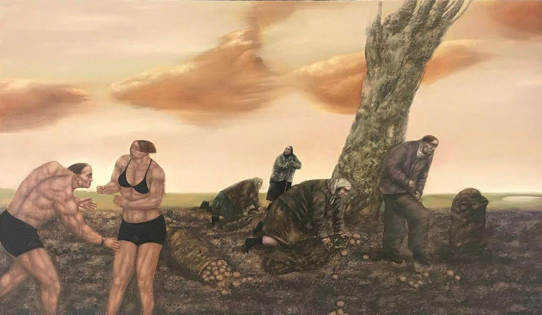 Alexander Petrov, Wrestling in the Potato Fields (1 of 4)