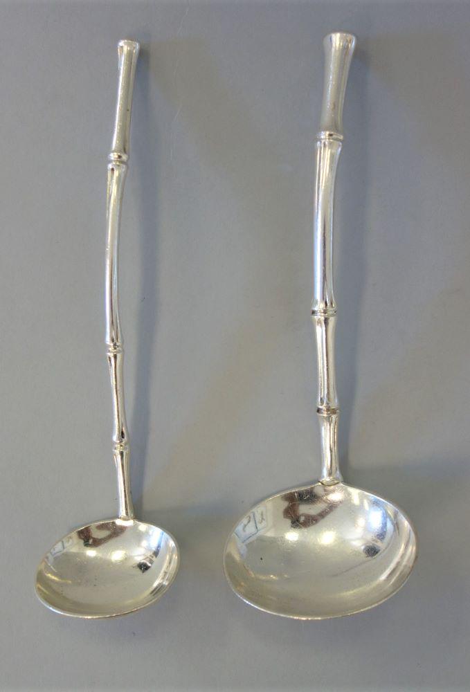 2 Tiffany & Co Sterling Ladles, Bamboo Pattern (1 of 1)