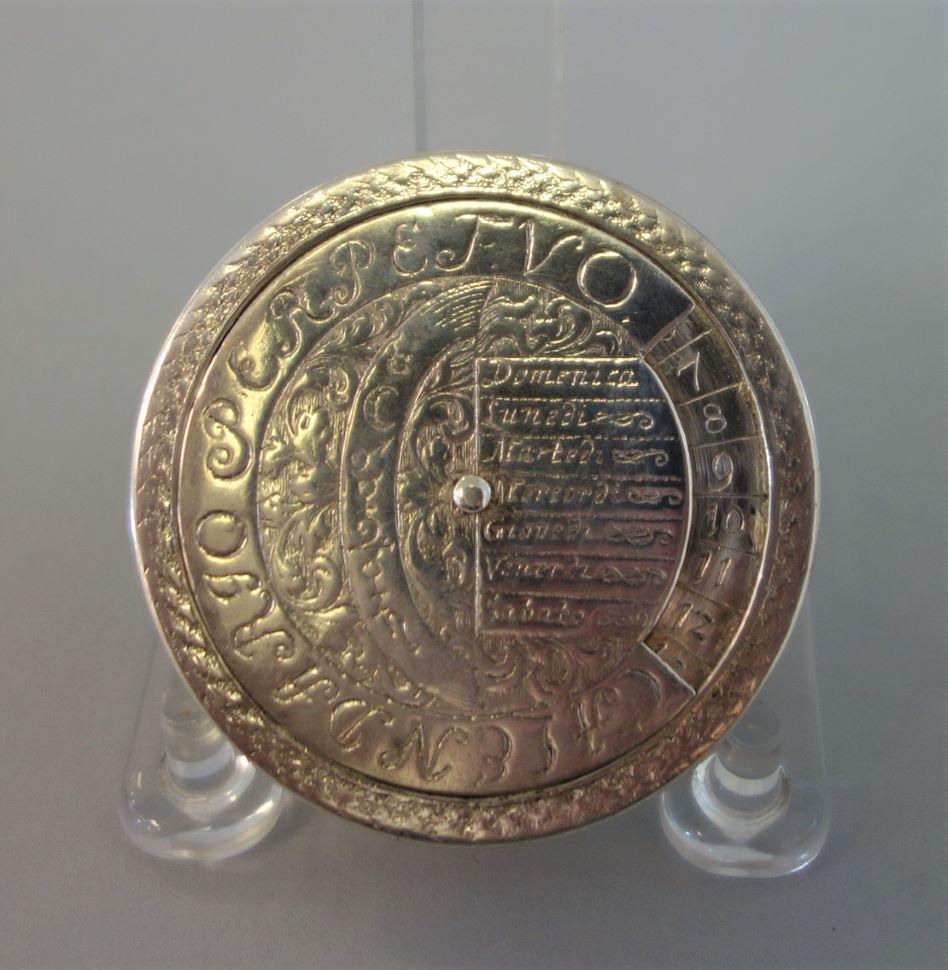 Italian Silver Perpetual Calendar Snuff Box (1 of 3)