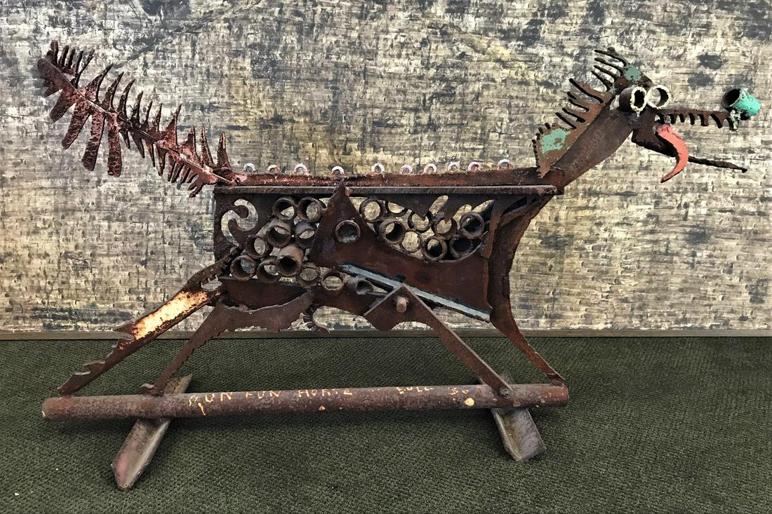 Mark Bulwinkle (b-1946) Sculpture, Run Fun Horse (1 of 3)