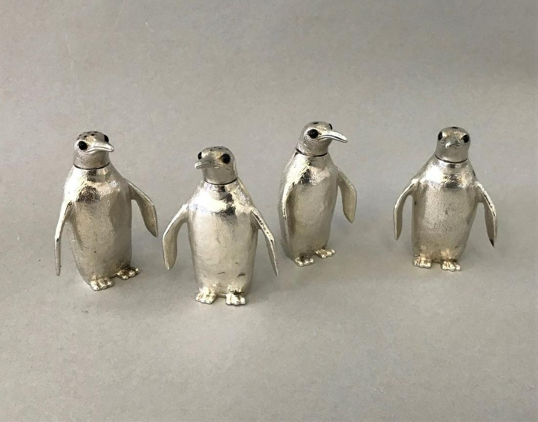 Richard Comyns Sterling Penguin Salt & Peppers (1 of 4)